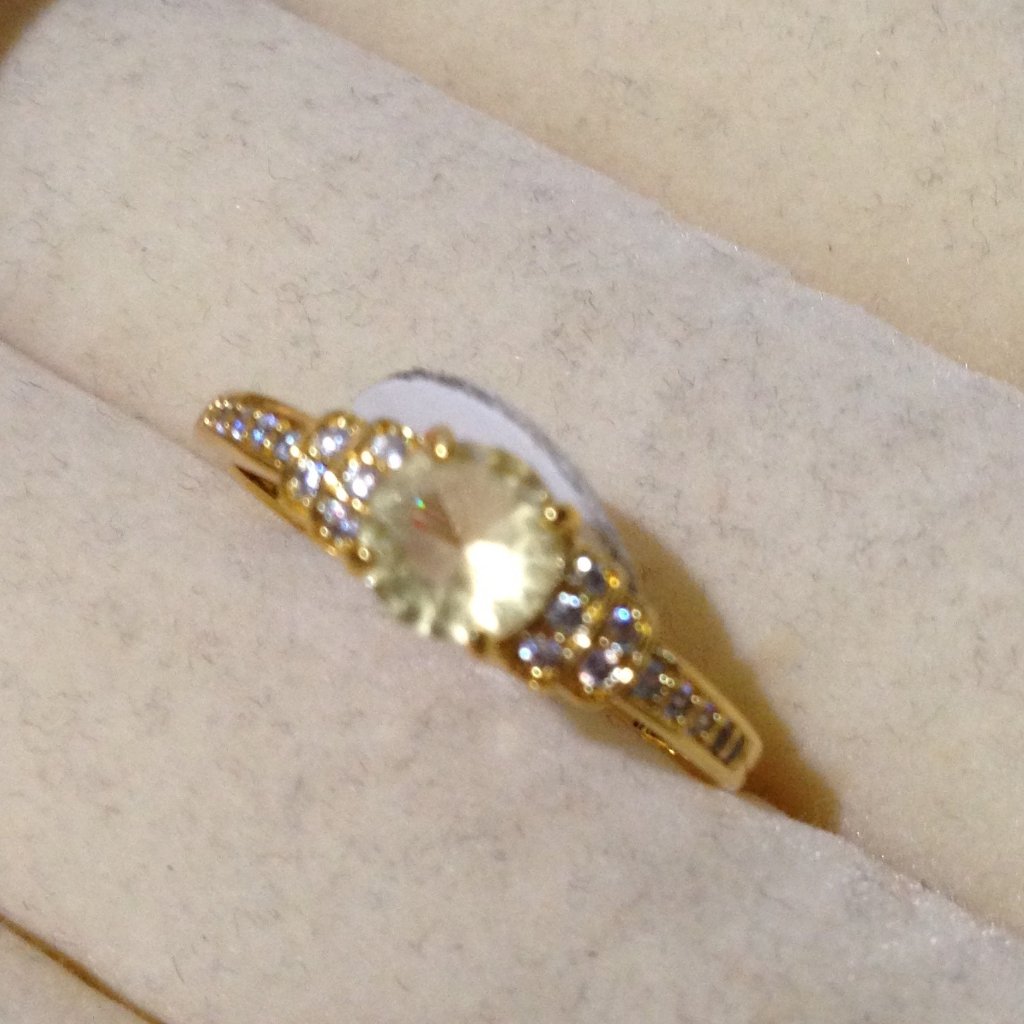 Yellow And Gold Ring Bomb